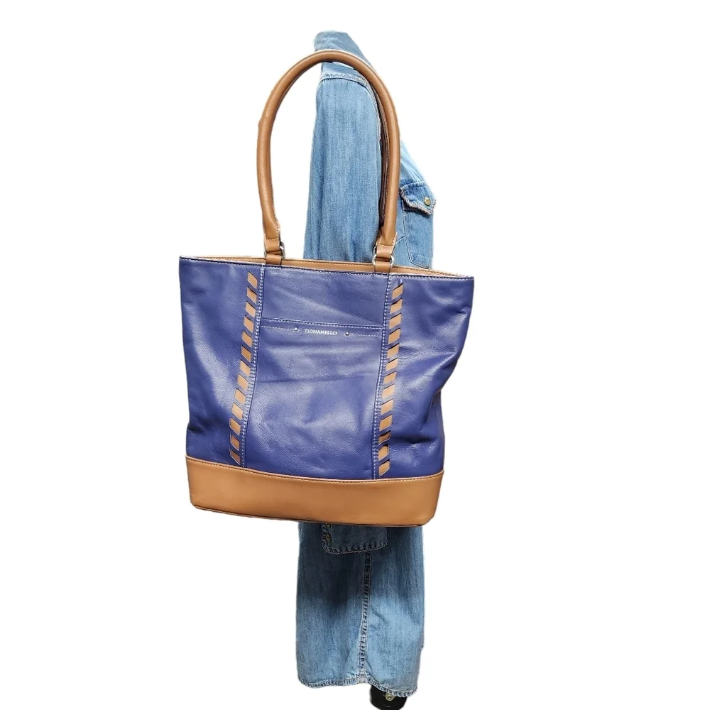 TIGNANELLO LEATHER TOTE SHOULDER BAG
